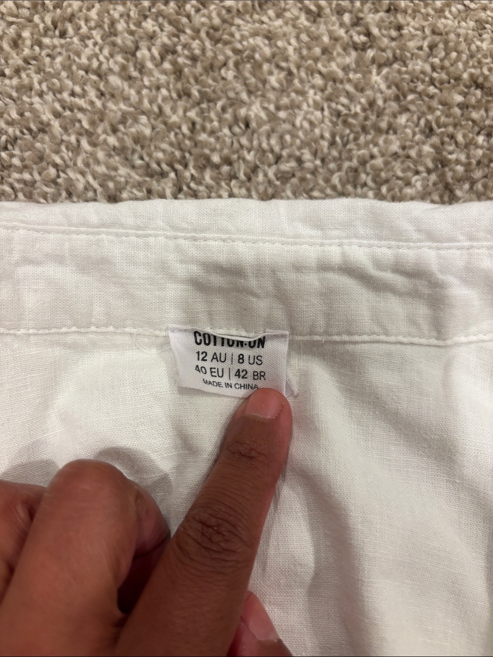 Kids White Cotton Bottoms